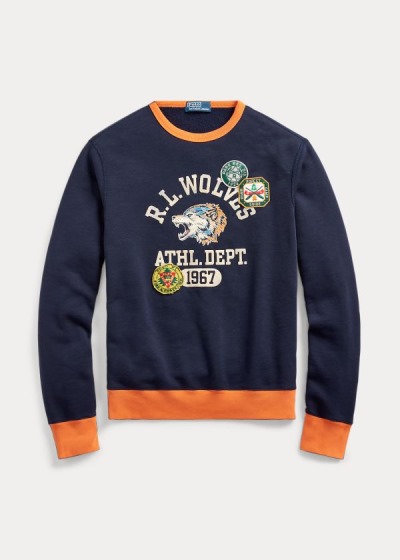 Polo Ralph Lauren Fleece Graphic Sweatshirt Herre Danmark (ICOWD0653)